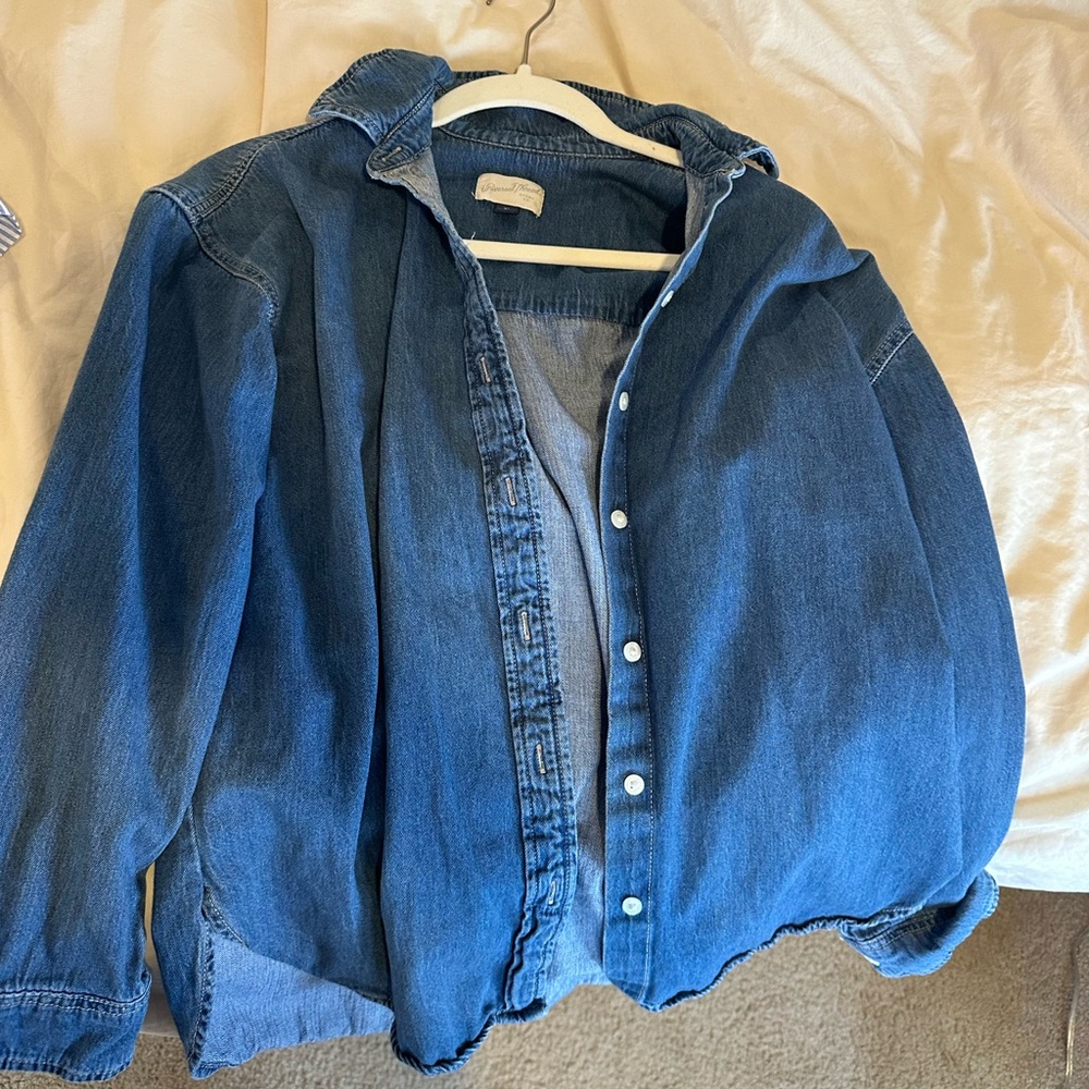 Universal Thread Blue Denim Shirt